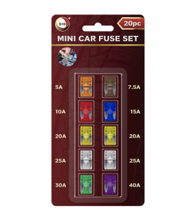 20pc Mini Car Fuse Set
