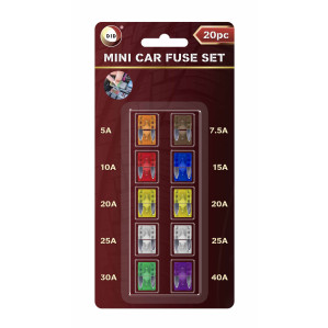20pc Mini Car Fuse Set
