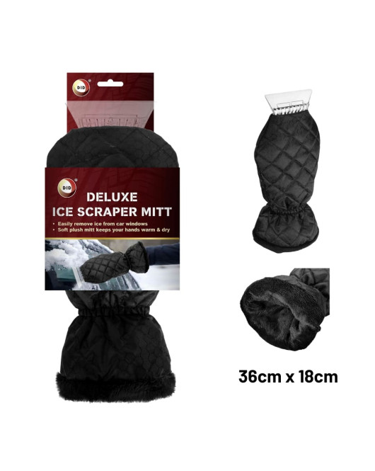 Deluxe Ice Scraper Mitt