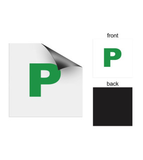 2pc Fully Magnetic P Plates