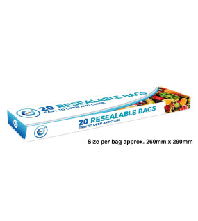 20pc Resealable Bags