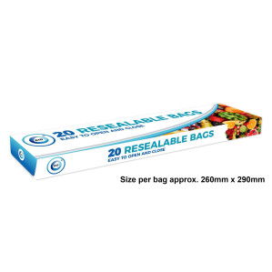 20pc Resealable Bags