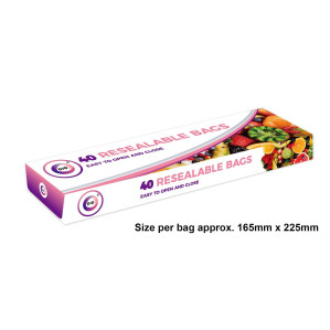 40pc Resealable Bags