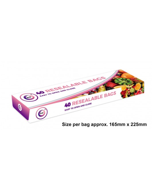 40pc Resealable Bags