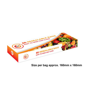 60pc Resealable Bags