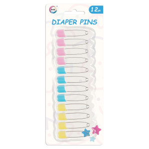 12pc Diaper Pins