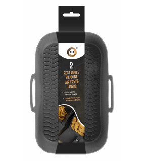 2pc Rectangle Silicone Air Fryer Liners
