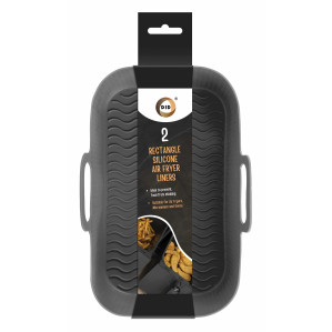 2pc Rectangle Silicone Air Fryer Liners