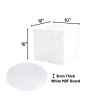 10" Round White Cake Board & Tall Box 10" Round White Cake Board & Tall Box