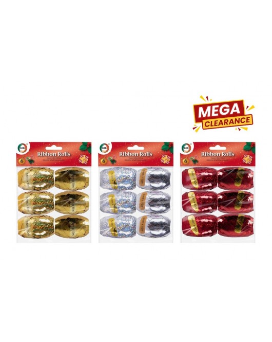 6 Ribbon Rolls