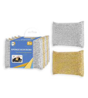 5pc Sponge Scourers