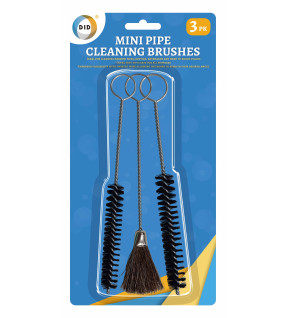 3pc Mini Pipe Cleaning Brushes