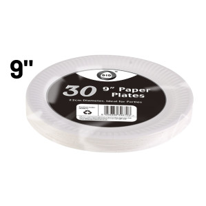30pc 9" Paper Plates