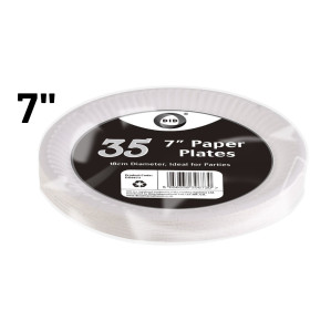 35pc 7" Paper Plates