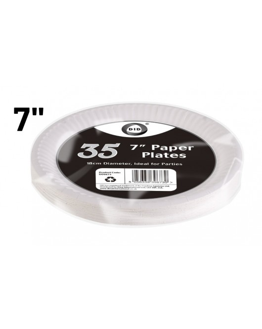 35pc 7" Paper Plates