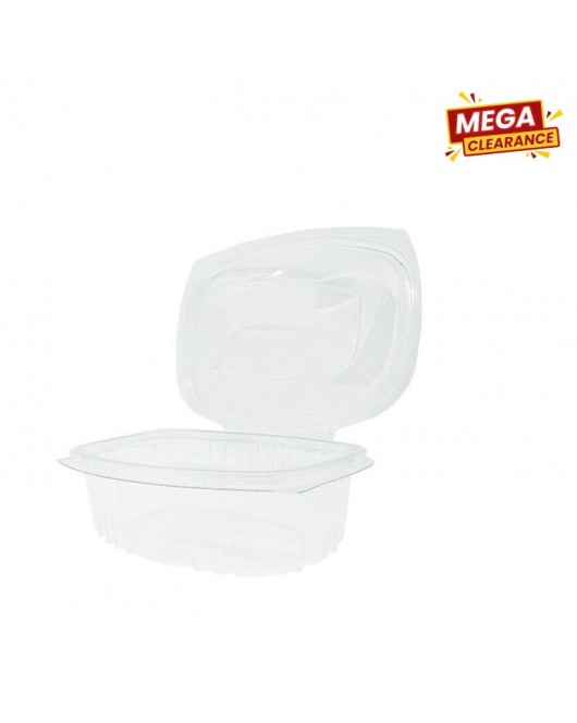 100pc Pet Minbar Transparent Hinged Lid Containers 80Cc 4G
