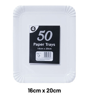 50pc 16cm x 20cm Paper Trays