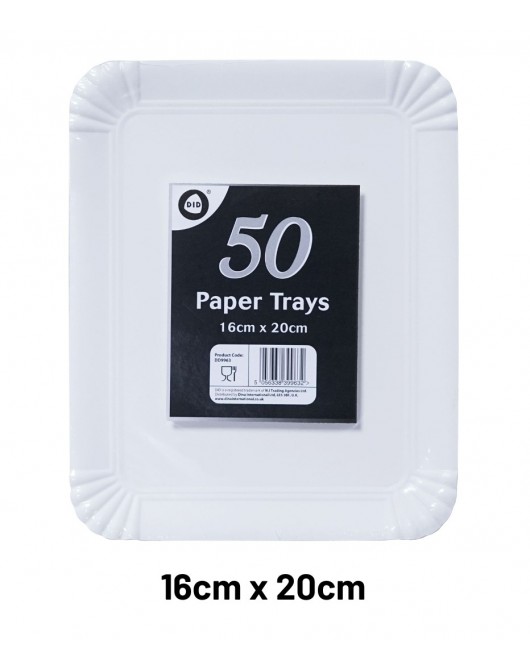 50pc 16cm x 20cm Paper Trays