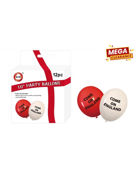 12pc 10" Party Balloons