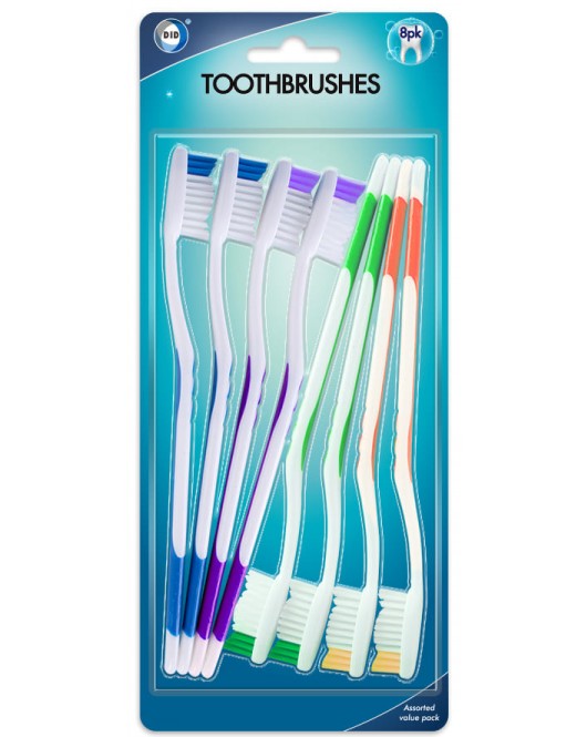 8pc Toothbrushes 