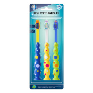 3pc Kids Toothbrushes