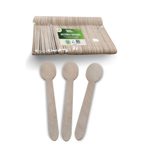 100pc Wooden Spoons