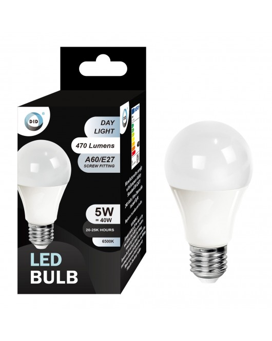 Day Light Led Bulb 5W A60/E27