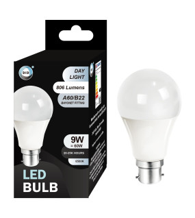 Day Light Led Bulb 9W A60/B22
