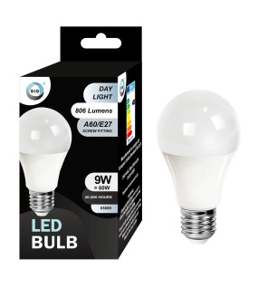 Day Light Led Bulb 9W A60/E27