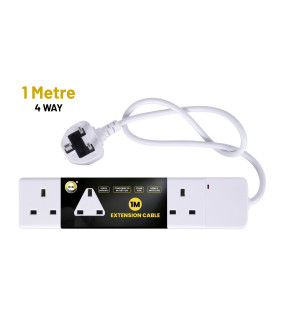 1m 4 Way Extension Cable