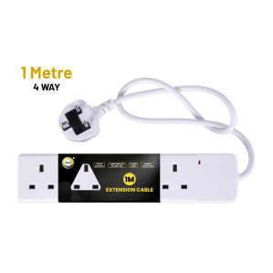 1m 4 Way Extension Cable