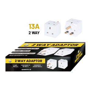 13A 2 Way Adaptor