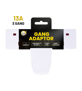 13A 3 Gang Adaptor