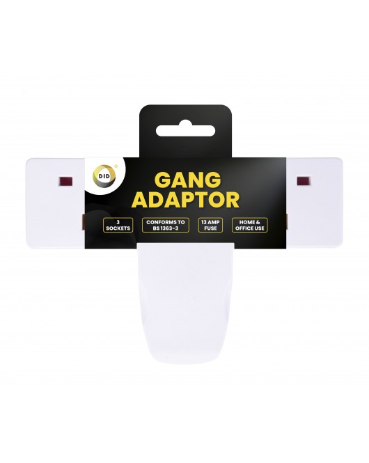 13A 3 Gang Adaptor