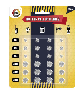 24pc Button Cell Batteries
