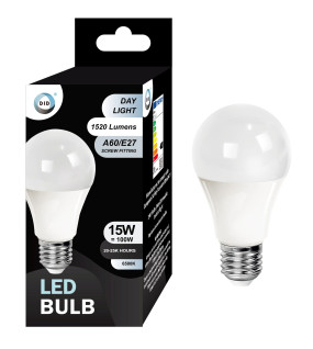 Day Light Led Bulb 15W A60/E27