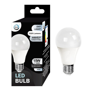 Day Light Led Bulb 15W A60/E27