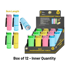 9 Led 9cm Phosphorescent Torch