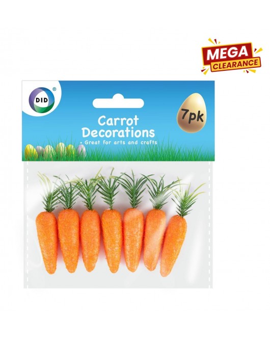 7pc Carrot Decorations