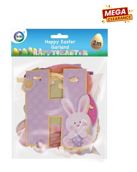 2m Happy Easter Garland