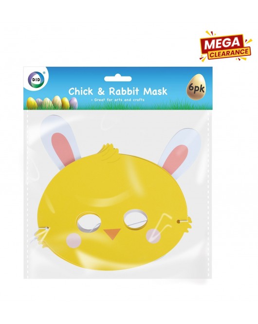 6pc Chick & Rabbit Mask