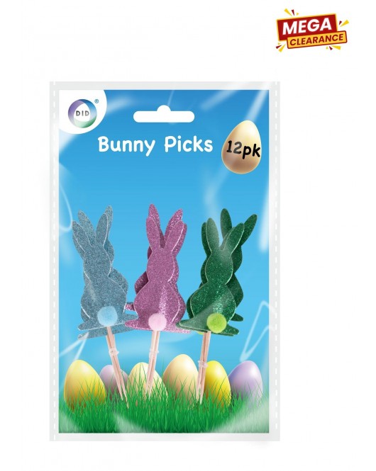 12pc Bunny Picks
