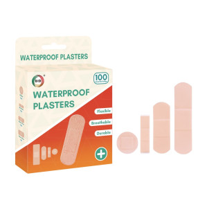 100pc Assorted Waterproof Plasters