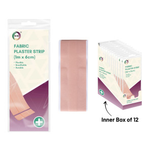 1m x 6cm Fabric Plaster Strip