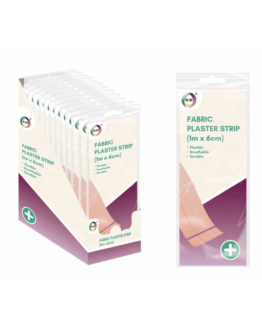 1m x 6cm Fabric Plaster Strip