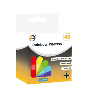 40pc Rainbow Plasters