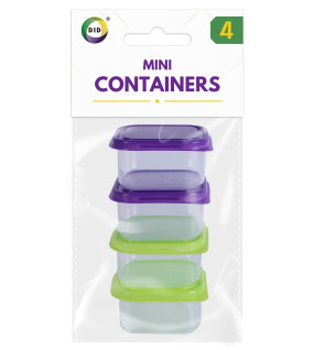 4pc Mini Containers