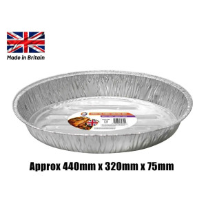 Jumbo Foil Turkey Roasting Tray (Approx 440mm x 320mm x 75mm)