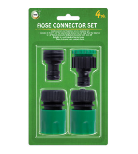 4pc Hose Connector Set