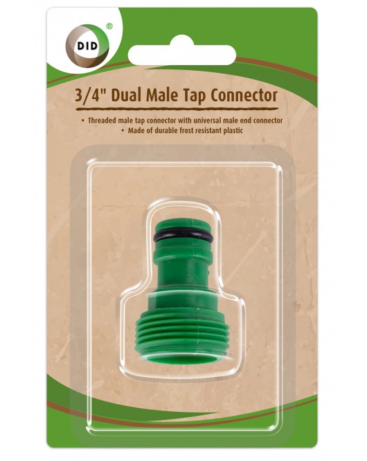 3/4" Dual Male Tap Connector